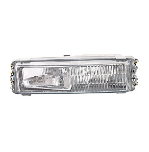 Complete white high-intensity and fog lamp with housing for Porsche 944 85-88 &bull; 1987 &bull; 944 Turbo &bull; Coupe &bull; Manual Gearbox, 5 Speed