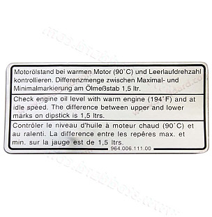 Self-adhesive engine strip and engine crossbeam for Porsche 993 Turbo &bull; 1995 &bull; 993 Turbo &bull; Coupe &bull; Manual Gearbox, 6 Speed
