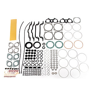 Set of engine gaskets for Porsche 356A &bull; 1958 &bull; 1600 Carrera Gs (692/2) &bull; Cabrio A T2 &bull; Manual Gearbox, 4 Speed