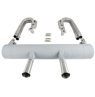 Exhaust system 356 carrera for Porsche 356B T6 &bull; 1963 &bull; 2000 Carrera Gt (587/2) &bull; Coupe Reutter B T6 &bull; Manual Gearbox, 4 Speed