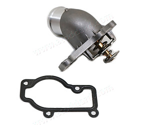 Engine Coolant Thermostat And Cover For 996 997 Boxster And Cayman To 2008 996.106.013.59  (99610601359)
