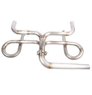 Bursch sports exhaust system for Porsche 912 &bull; 1968 &bull; 912 1.6 &bull; Targa &bull; Manual Gearbox, 5 Speed