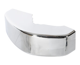 Bumper Guard, Front Right for 911L 911T 1965-1971 WITHOUT RUBBER Buffer,  Solid Chrome backing plate (not plastic)  (SIC50503226CHR)