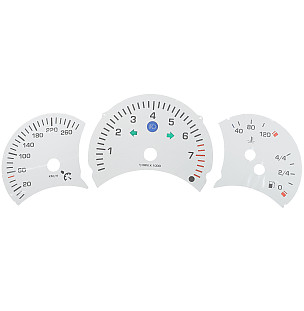 Modification of instruments on panel for Porsche Boxster 986 97-04 &bull; 2000 &bull; Boxster 2.7 &bull; Cabrio &bull; Manual Gearbox, 5 Speed
