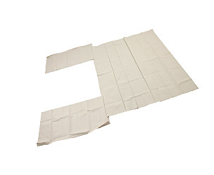 Ivory Headliner, Coupe Without Sunroof. 911 912 1965-1989  (91155505501)