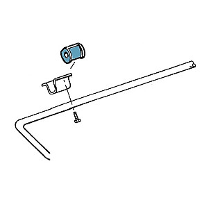 Adjustable rear stabilizer bar for Porsche 911 70-73 &bull; 1970 &bull; 2.2T &bull; Coupe &bull; Manual Gearbox, 4 Speed
