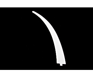 Stone Guard Decal, Left Quarter Panel, Rear Section, 924s/944 All  (944559323003YK)