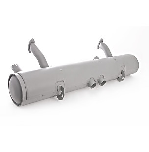 Silencer for Porsche 356B T5 &bull; 1959 &bull; 1600 (616/1 T5) &bull; Cabrio B T5 &bull; Manual Gearbox, 4 Speed