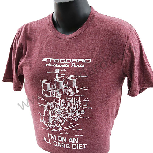 TIGWEB00S - tshirt Weber Maroon Small for Porsche 