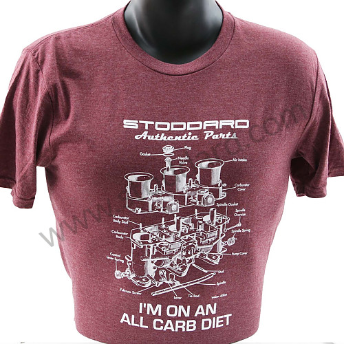 TIGWEB00S - tshirt Weber Maroon Small for Porsche 