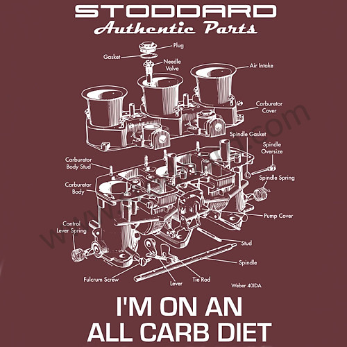 TIGWEB00S - Weber shirt Maroon Small for Porsche 