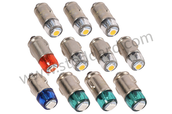 VIN90100206 - Complete 356 Dash 6V LEDBulb Light Set 356B T6 for Porsche 