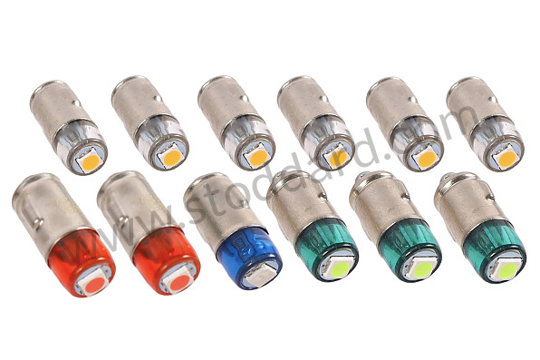 VIN90100312 - Complete 356 Dash 12V LED Bulb Light Set 356C 356SC for Porsche 