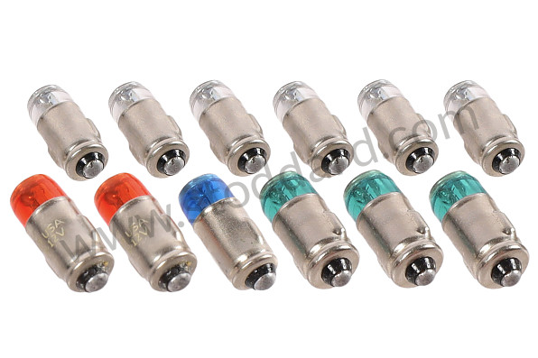 VIN90100312 - Complete 356 Dash 12V LED Bulb Light Set 356C 356SC for Porsche 