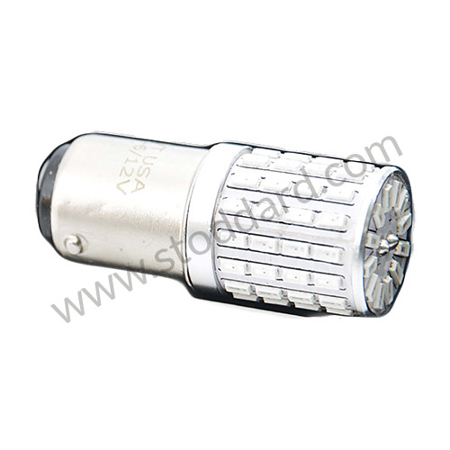 VIN90112506 - Red LED BA15D 6V 12V Dual Contact Light Bulb for Porsche 