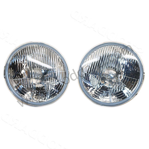 VIN90116106 - LED 7 Inch 6V Headlight Bulbs - Vintage White, Sold As Pairs for Porsche 