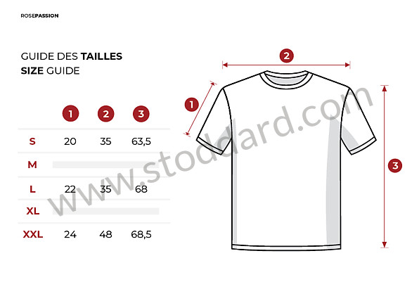 AWAP00500S16 - 2006 RS SPYDER T-SHIRT - WHITE AND RED (S) for Porsche 