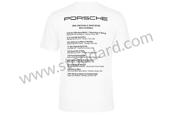AWAP0060XL16 - 2006 BREEDS T-SHIRT - WHITE (XL) for Porsche 