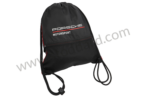 WAP0350010LFMS - SPORT DRAWSTRING BAG - BLACK for Porsche 