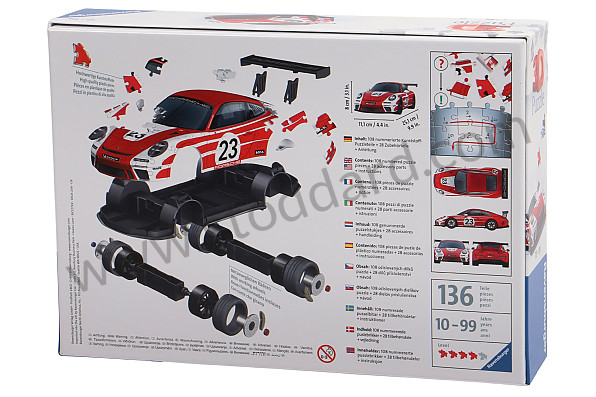 WAP0400040MPCS - 3D PUZZLE 911 GT3 CUP for Porsche 