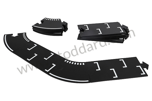 WAP0400150NLRT - RACE TRACK PLAY SET BLACK/WHITE for Porsche 