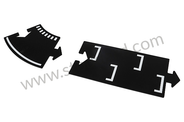 WAP0400150NLRT - RACE TRACK PLAY SET BLACK/WHITE for Porsche 