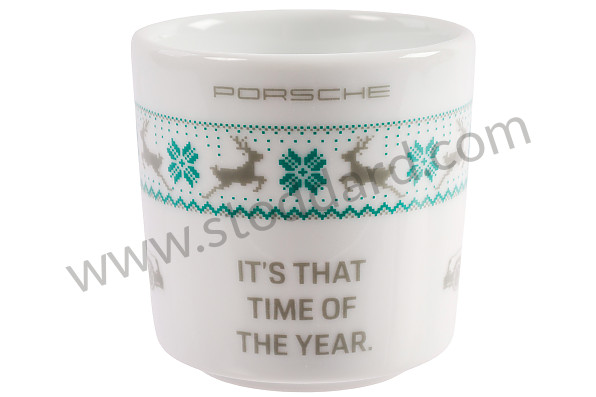 WAP0500030PESC - CHRISTMAS ESPRESSO CUP GREEN/GREY for Porsche 