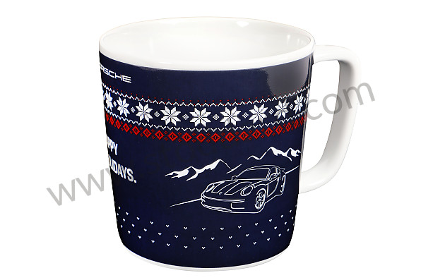 WAP0500040RCLC - COLLECTOR MUG N&deg;2 CHRISTMAS - BLUE/RED for Porsche 