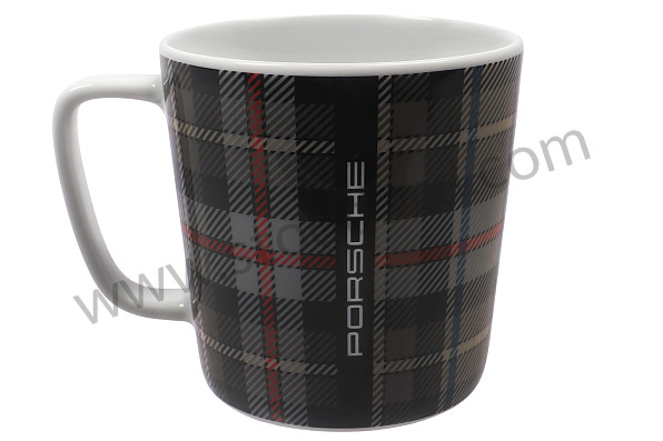 WAP0501500S50Y - COLLECTOR'S MUG N&deg;8 50 YEARS TURBO - BLACK TARTAN for Porsche 