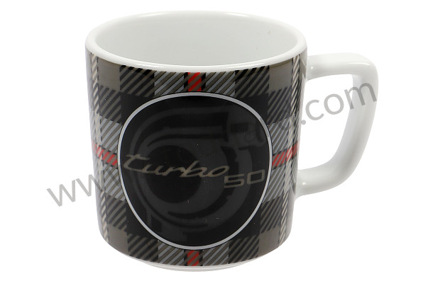 WAP0501510S50Y - COLLECTOR ESPRESSO CUP N&deg;8 50 YEARS TURBO - TARTAN for Porsche 