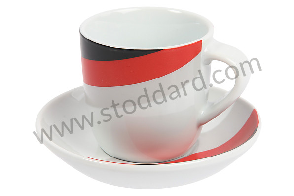 WAP0504050NMSE - DUO COLLECTOR ESPRESSO CUPS N&Acirc;&deg;6 MOTORSPORT - WHITE / RED / BLACK for Porsche 