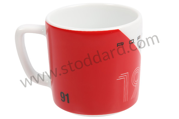 WAP050510PLMC - COLLECTOR ESPRESSO CUP N&deg;1 911 RSR - WHITE / RED for Porsche 