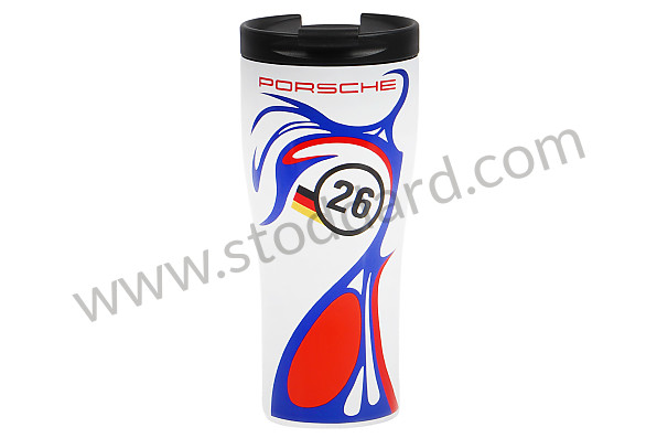 WAP0506180RTHB - GT1 THERMOS CUP WHITE/BLUE/RED for Porsche 
