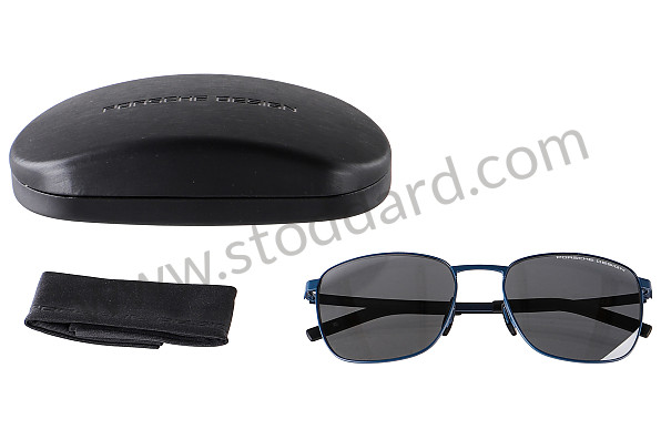 WAP0789100PRAC - RACING SUNGLASSES P8910 DARK BLUE/RED for Porsche 