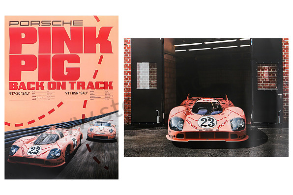 WAP0924500M917 - Pink Pig 917 Poster Set 20 X 27.25 Inches for Porsche 