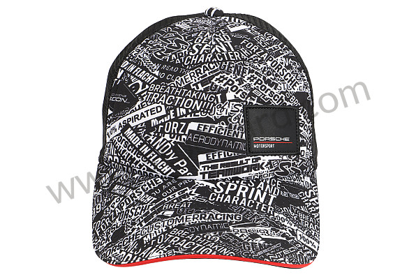 WAP1600020RMSF - MOTORSPORT CAP - PRINTED BLACK for Porsche 