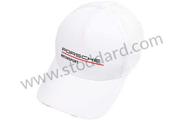 WAP1600030RMSF - MOTORSPORT CAP - WHITE WITH DETAILS for Porsche 