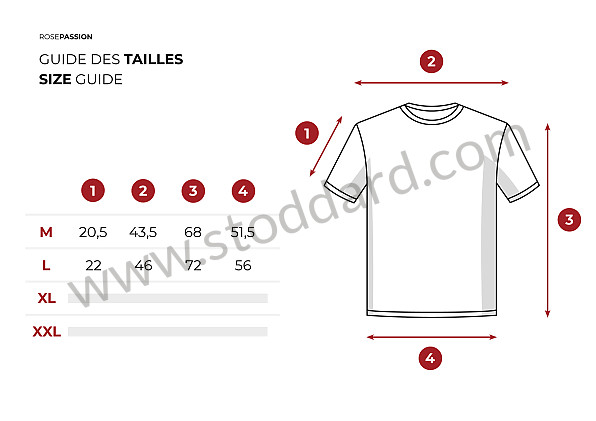 WAP45000L0NRTM - 956 RACING MANS 1982 MEN'S T-SHIRT (L) for Porsche 