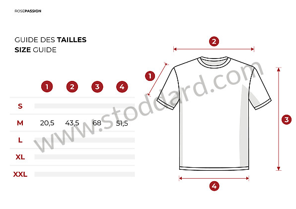 WAP45000M0NRTM - 956 RACING LE MANS 1982 T-SHIRT - MEN'S SIZE M for Porsche 