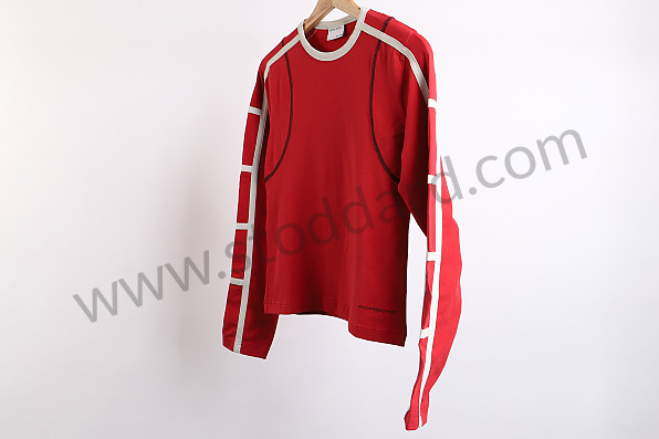 AWAP63100S16 - WOMEN'S LONG SLEEVE T-SHIRT - RED (S) for Porsche 