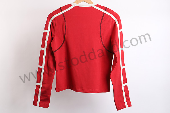 AWAP63100S16 - WOMEN'S LONG SLEEVE T-SHIRT - RED (S) for Porsche 