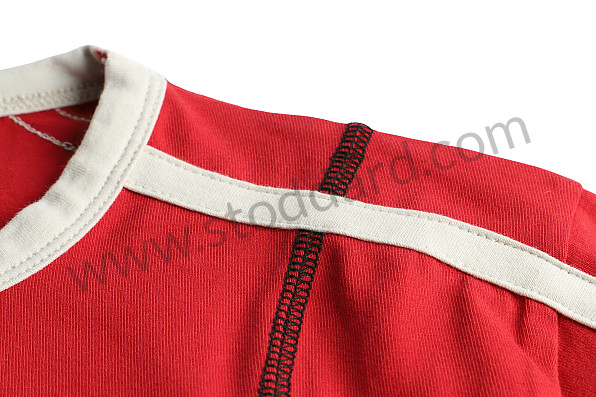 AWAP63100S16 - WOMEN'S LONG SLEEVE T-SHIRT - RED (S) for Porsche 