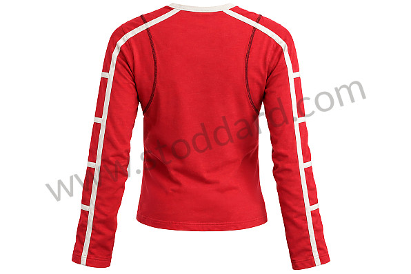 AWAP63100S16 - WOMEN'S LONG-SLEEVED T-SHIRT - RED (S) for Porsche 
