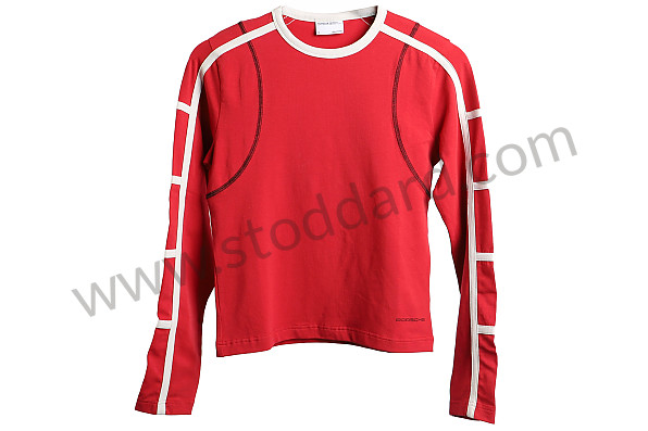 AWAP63100S16 - WOMEN'S LONG-SLEEVED T-SHIRT - RED (S) for Porsche 