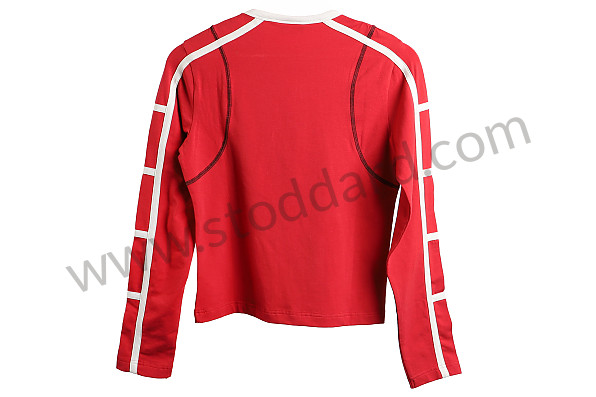 AWAP63100S16 - WOMEN'S LONG-SLEEVED T-SHIRT - RED (S) for Porsche 