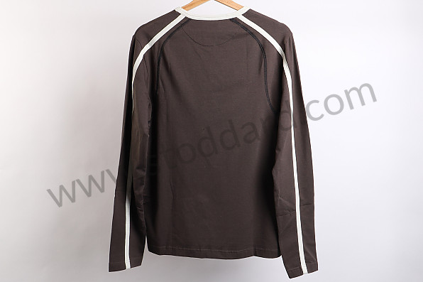 AWAP65400S16 - LONG SLEEVE T-SHIRT - GREY BROWN (S) for Porsche 