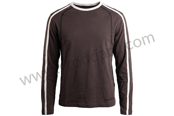 AWAP65400S16 - LONG-SLEEVED T-SHIRT - GREY BROWN (S) for Porsche 