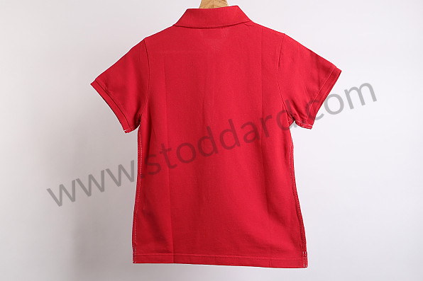 AWAP67700S17 - CAYENNE POLO SHIRT FOR WOMEN - RED (S) for Porsche 