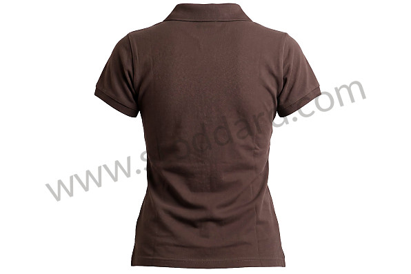 AWAP71900L18 - WOMEN'S POLO SHIRT WITH LOGO - BROWN (L) for Porsche 