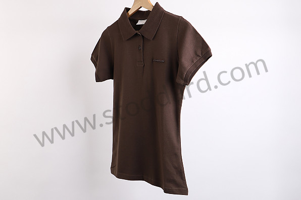 AWAP71900M18 - WOMEN'S POLO SHIRT - BROWN (M) for Porsche 